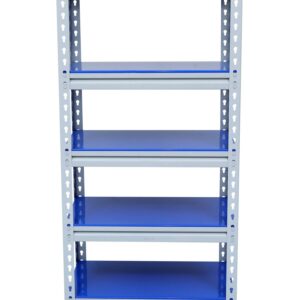 Mil-Nil Boltless Prime CRC Sheet 48x24x15 Inch Multipurpose Storage Business and Industrial Rack with 5 Shelves 22 Gauge (Blue)