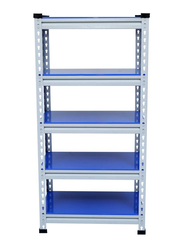 Mil-Nil Boltless Prime CRC Sheet 48x24x15 Inch Multipurpose Storage Business and Industrial Rack with 5 Shelves 22 Gauge (Blue)