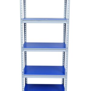 Mil-Nil Boltless Prime CRC Sheet 72x30x18 Inch Multipurpose Storage Business and Industrial Rack with 5 Shelves 22 Gauge (Blue)