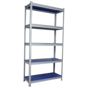 Mil-Nil Prime CRC Sheet 5 Shelf Multipurpose Boltless Rack, 72 x 36 x 15 Inch, Powder Coating (72 x 36 x 15) 22 Gauge