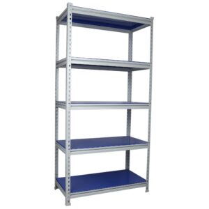 Mil-Nil Prime CRC Sheet 5 Shelf Multipurpose Boltless Rack, 72 x 36 x 18 Inch, Powder Coating (72 x 36 x 18) 22 guage