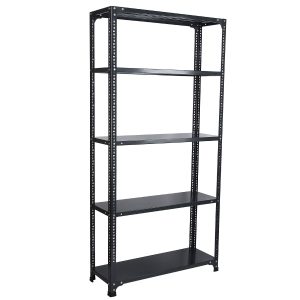 Mil-Nil Prime CRC Sheet 5 Shelf Multipurpose Storage Rack, 72 x 36 x 12 Inch, 18 Gauge (Grey) 14 Gauge Angles