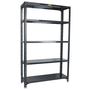 Mil-Nil Prime CRC Sheet 5 Shelf Multipurpose Storage Rack 24 Gauge, 16 Gauge Angles (Grey, 72 x 36 x 12 Inch)
