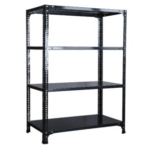 Mil-Nil ® Prime CRC Sheet 4 Shelf Multipurpose Storage Rack, 48 x 36 x 18 Inch, 20 Gauge (Grey).